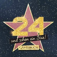 GäStebuch 24. Geburtstag, 24 Jahre, Erinnerungsbuch, Geschenk, Party