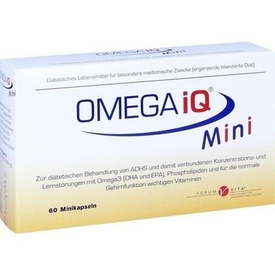 OMEGA IQ Mini Kapseln, 60 St PZN 10168947