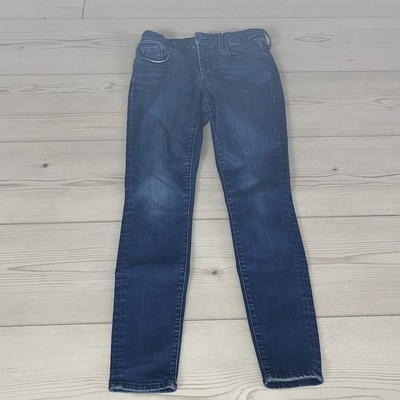 Old Navy Rockstar Built-In Sculpt High Rise Skinny Jeans Women 4 Dark Wash