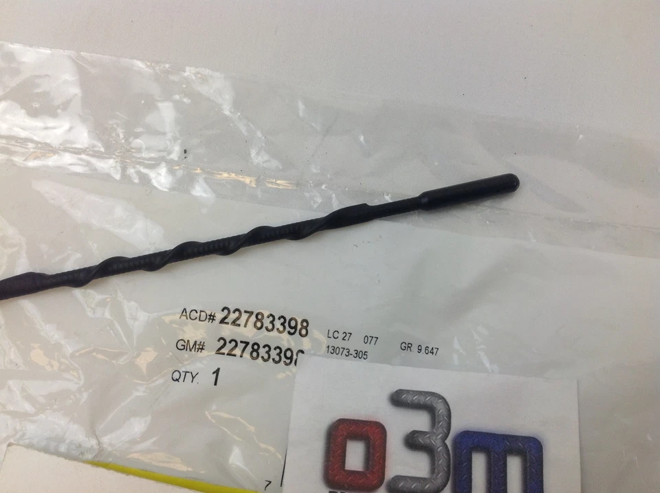 ANTENA DE RADIO CHEVROLET CAMARO SONIC EQUINOX CRUZE GMC Terrain 280 mm nueva OEM Foto 3 de 3