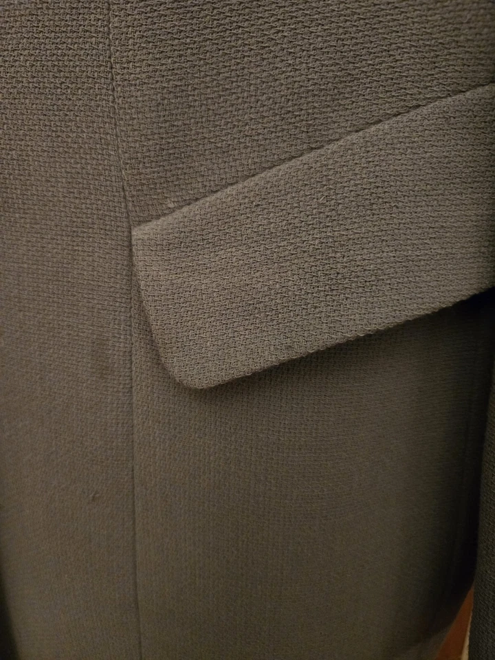 GIORGIO ARMANI green ladies wool blend blazer SZ 40 MADE IN ITALY  - Image 4 of 4