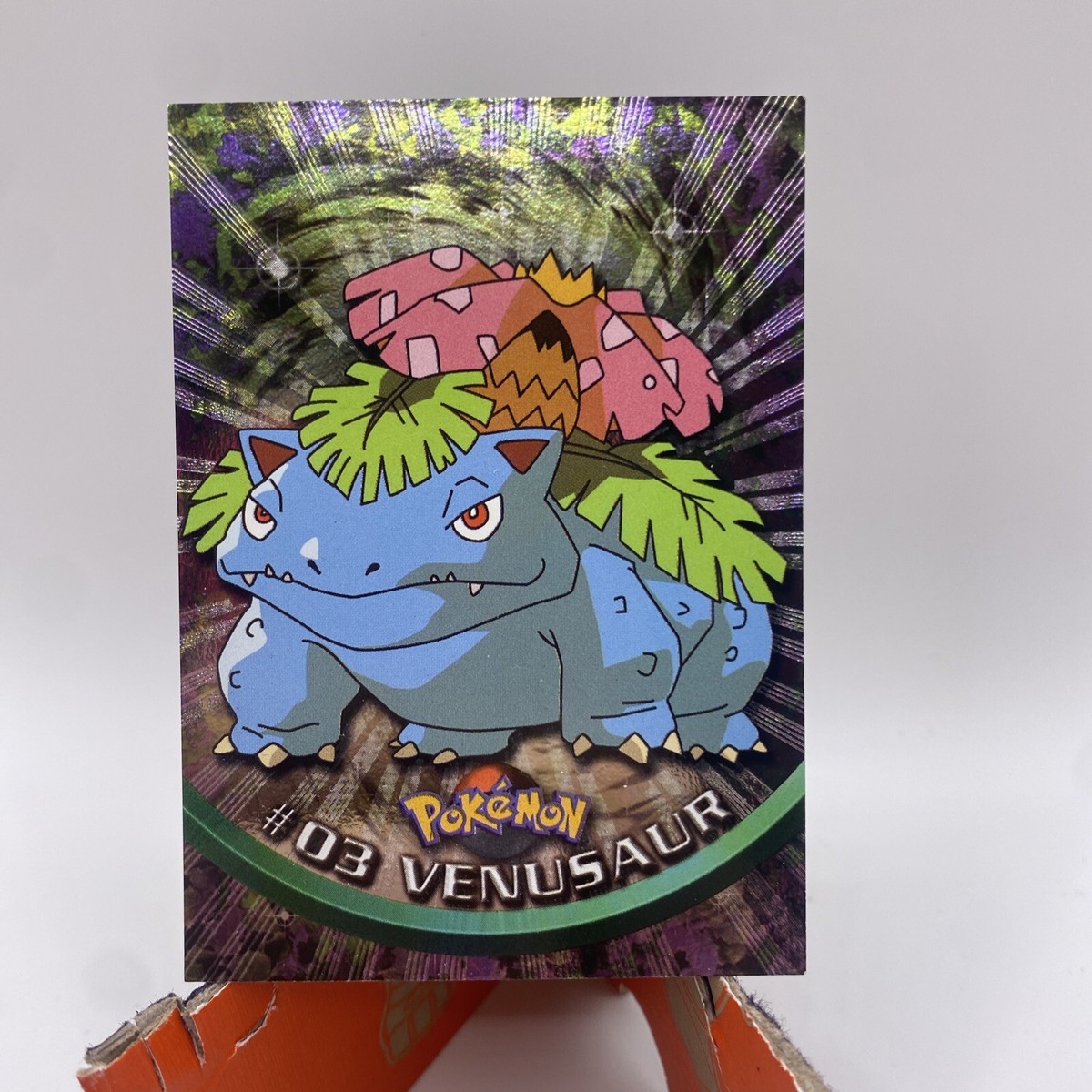 Topps VENUSAUR フシギバナ #03 Pokemon 1999 TV 1999 Topps Pokemon TV Animation Series 1 - Venusaur #03