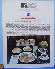 NASA PUBLICATION '67 vtg NASA Facts / FOOD For SPACE FLIGHT / COLOR Photos