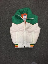 First Snow Skiwear Womens Ladies Medium Red Green White Yellow Vest