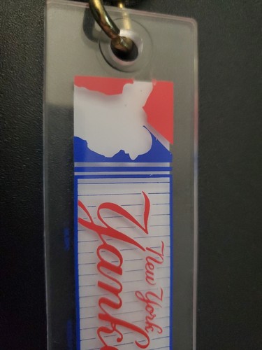 New York Yankees Keychain Vintage Wincraft Acrylic - 1980s - NOS - Picture 3 of 7
