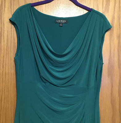 green dress ralph lauren Ralph Lauren Purple Label Solid Knit Dress – Audrey's of Naples main image 1