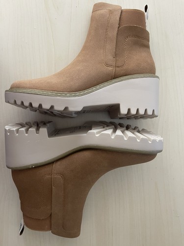 Nicole Miller Pocas Wedge Lug Platform Chelsea Boot size 7.5- NIB - Picture 8 of 12