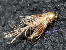 BEAD HEAD SOFT HACKLE NYMPH BIG BIRD SIZE 14 FRONTIER FLY COMPANY 