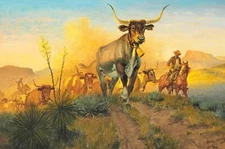 Charlie Dye : To the Tune of Old Blue's Bell : Archival Art Print