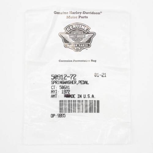 Harley-Davidson Springwasher, número de pieza de pedal - 50912-72 - Imagen 1 de 2
