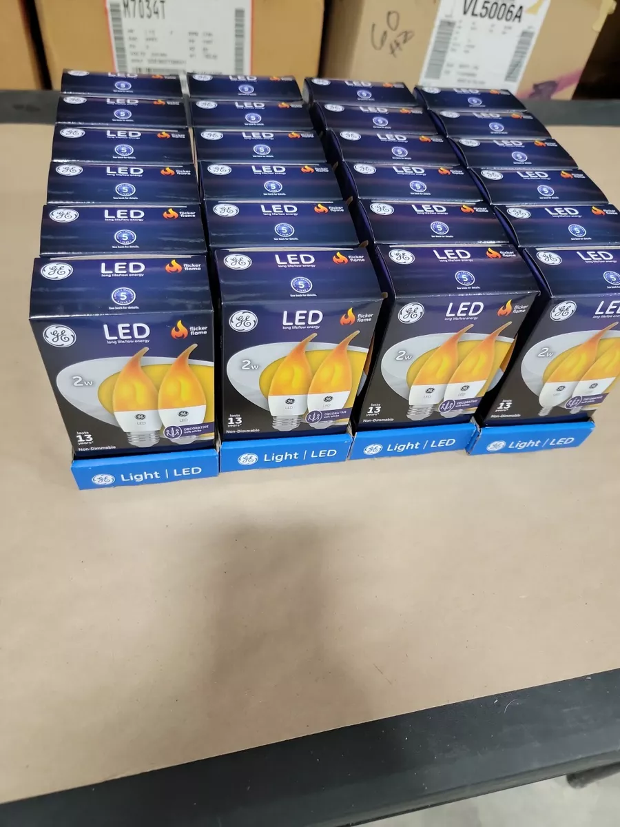 Ge flicker flame sale bulb