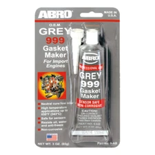 ABRO 999 RTV Silicone Sealant and Gasket Maker - 650 Degrees F, OEM Grey 