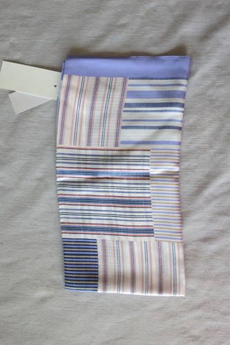 Loft Multicolor Print Silk Scarf, New - Picture 4 of 9