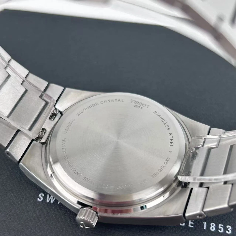 Tissot PRX T137.410.11.091.00 Green Dial 316L Stainless Steel Men's Quartz Watch - Image 3 of 4