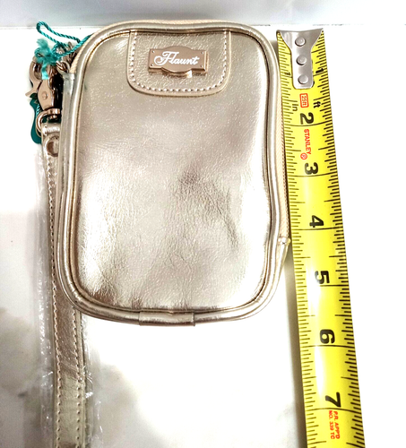 Borsa da polso oro nuova, cinturino, interno rosa nuova con etichetta - Foto 7 di 7