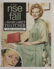 THE SUN NEWSPAPER SUPPLEMENT 10 APR 2013 . MARGARET THATCHER DEAD TRIBUTE