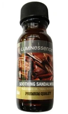 Luminessence: Soothing Sandalwood-Scented Fragrance Oil Premium Quality, 0.5 oz.