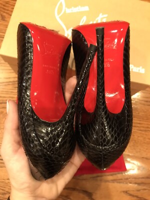 靴 Christian Louboutin Decollete 554Glitter Christian Louboutin Decollete 554 100 Glitter Mini Pointed