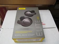 Open Box Jabra Elite 65t Bluetooth wireless earbuds w/ microphone Titanium Black