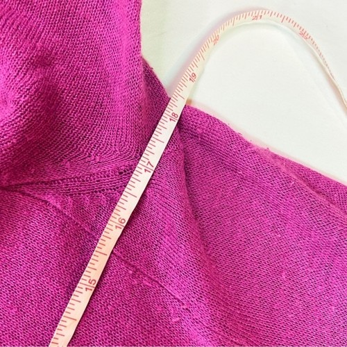 Eileen Fisher pink oversized round neck Italian yarn tunic S - Picture 9 of 10