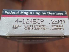 Engine Connecting Rod Bearing Set Federal Mogul 4-1245CP .25MM  NOS (7C1-1)