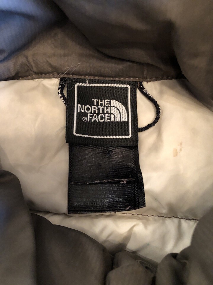 THE NORTH FACE Women’s 600 Goose Down Long Puffer Coat Hooded Olive