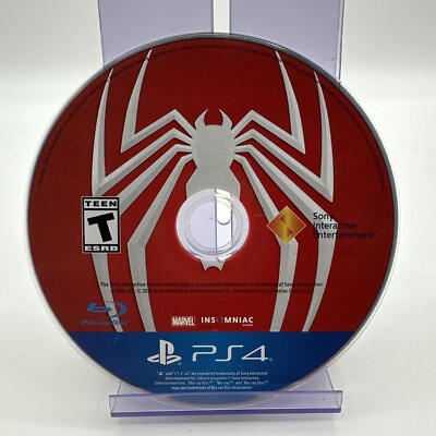 Marvel Spiderman (Sony PlayStation 4 PS4, 2018) Disc Only - Tested