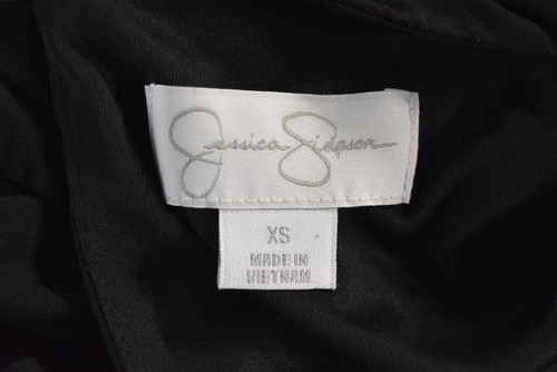 NEW Jessica Simpson Womens Dress Size XS Black Sheath Above Knee 3/4 Sleeve - Bild 4 von 6