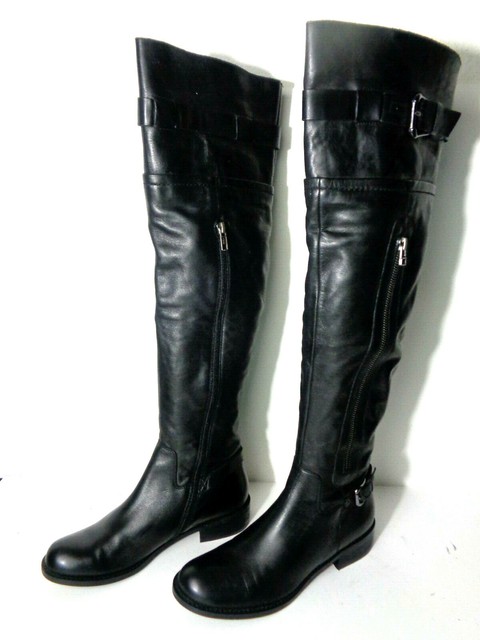 steve madden black tall boots