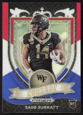 2021 Panini Prizm Draft Picks Collegiate Sage Surratt #177 Wake Forest