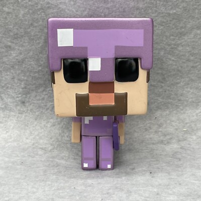 ゲームキャラクター Funko Minecraft Steve in Enchanted Armo Minecraft Steve/Enchanted Armor Steve Flippin' Figs Action