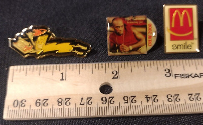 VINTAGE MCDONALDS PROMO PIN LOT #53 (3) THE GROOVE FEATURING VINTAGE MCDONALDS PROMO PIN LOT #53 (3) THE GROOVE FEATURING