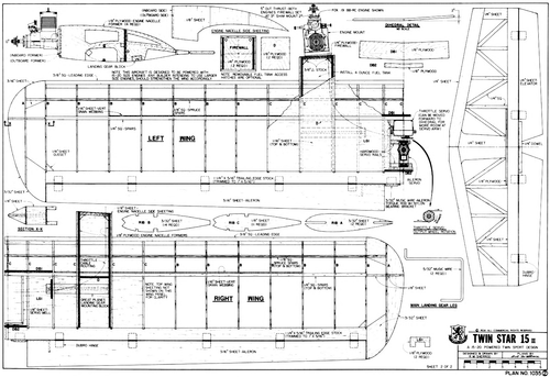 Twin Star 15 Laser Cut Short Kit and plans - Picture 4 of 4
