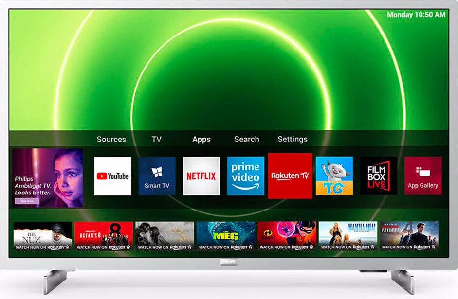 Philips Smart TV 32 Pollici Full HD Televisore LED HDMI USB 32PFS6855 ITA - Immagine 3 di 4