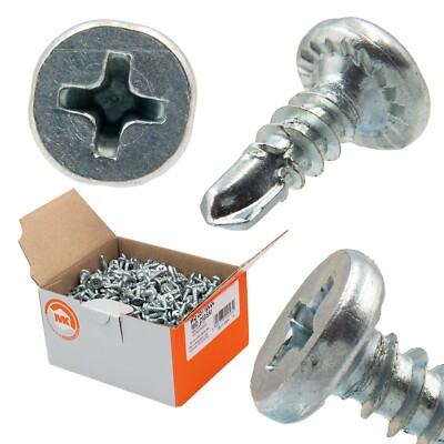 Bohrschrauben Metall-Schrauben Flat Head 3,9x11 mm 1000 St flacher Kopf