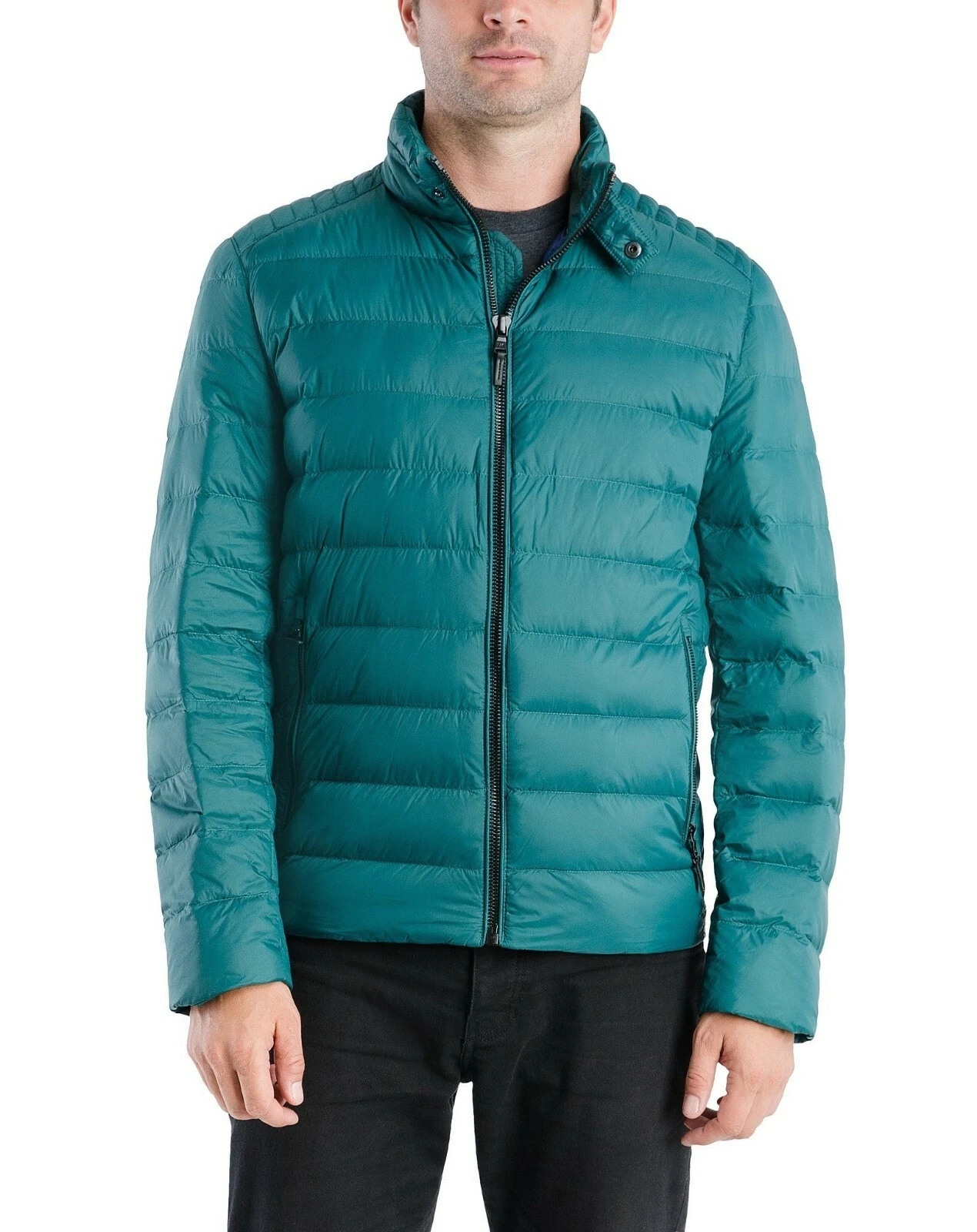 New Michael Kors Men's Packable Down Moto Puffer Jacket Variety Color & Sizes