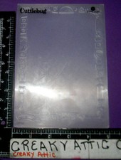 ROBOTS TOYS BLOCKS WRENCH EMBOSSING FOLDER DRY EMBOSS CUTTLEBUG #871 5 X 7