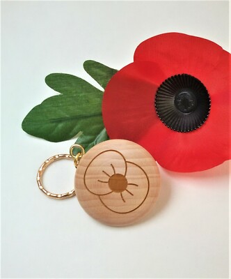 Personalised Remembrance Day Poppy Key Rings Lest We Forget Memorial ...