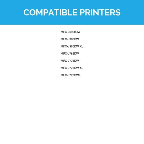 Cartuccia di inchiostro LD Comp per Brother LC20 4PZ: 1 LC20EBK,1 LC20EC,1 LC20EM,1 LC20EY - Foto 7 di 7