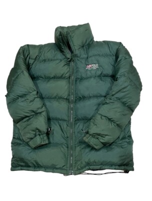 Polo Jeans Ralph Lauren Mens Puffer Down Jacket Full Zip Olive Green  Medium - Main Image