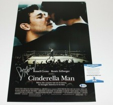 DIRECTOR RON HOWARD SIGNED 'CINDERELLA MAN' 12x18 MOVIE POSTER BECKETT BAS COA