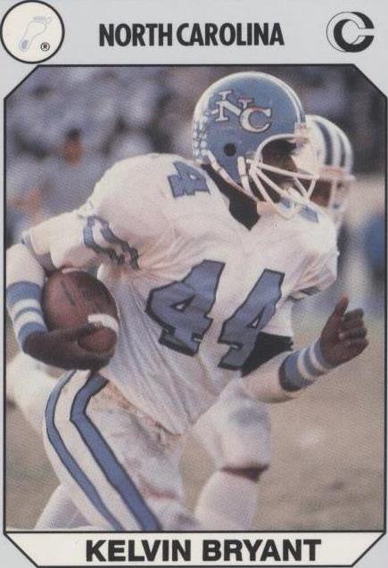 1990 Collegiate Collection North Carolina Tar Heels Kelvin Bryant #6 - 1 of 2