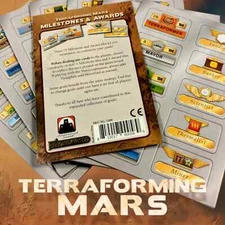 Terraforming Mars Milestones and Awards Promo Pack New Sealed Free Shipping USA