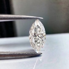 Marquise Brilliant Cut Loose White Moissanite Stone Eye Clean Moissanite GN93