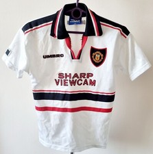 Manchester United 1997 - 1999 Away football Umbro shirt size kids 146 cm