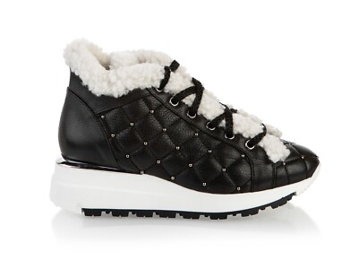 Authentic Marino Fabiani Italian Designer Sneakere New Collection Black