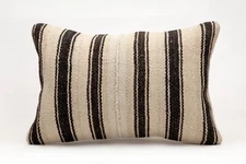 Kilim Pillow Cover, 16x24 inc, Vintage Sofa Pillow, Handmade Decorative Pillow