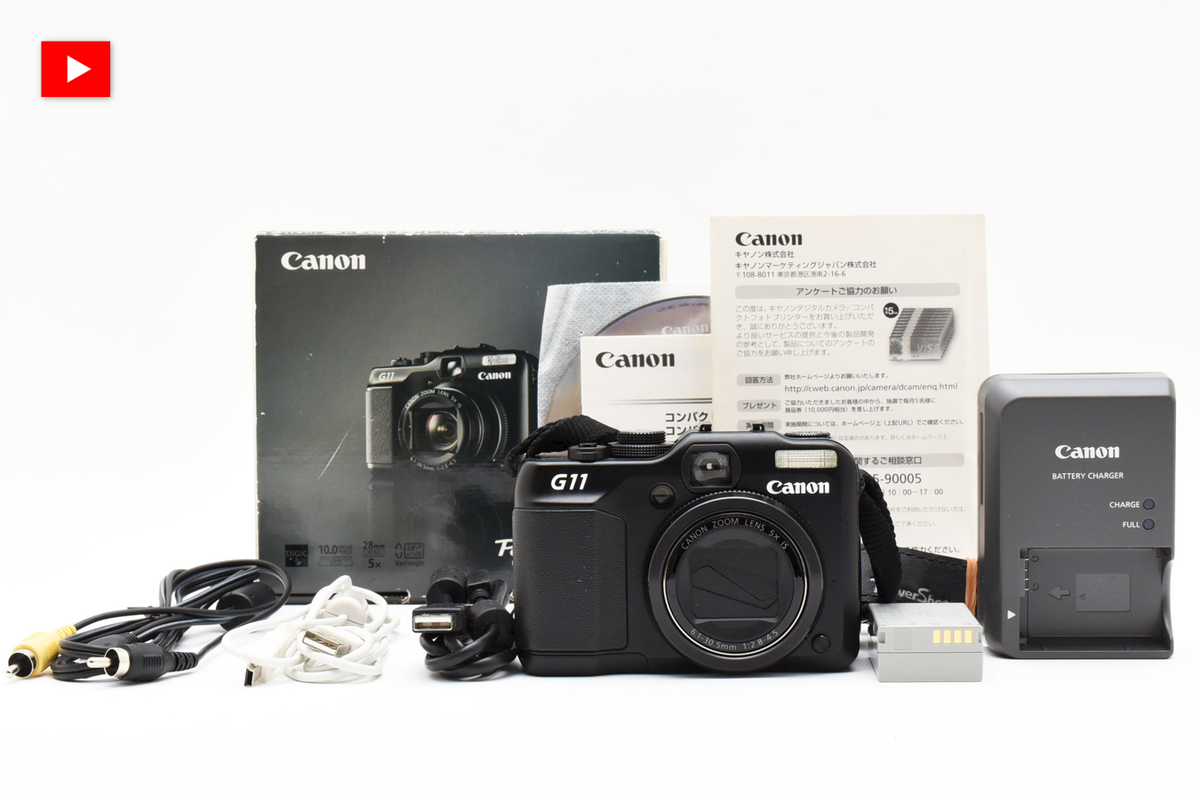 MINT w/ Box & Strap] Canon Powershot G11 10MP Digital Camera
