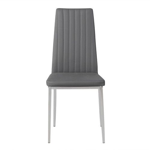 Set of 4/6 Diamond Dining Chairs Metal Legs High Back Seat Dining Room Furniture - Picture 40 of 45
