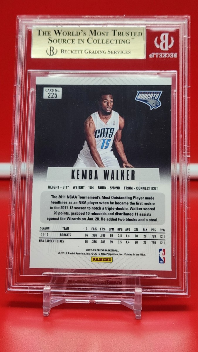 Kemba Walker rc 初年度 silver prizm psa10 2012-13 Panini Prizm Silver Kemba Walker Rc BGS 9.5 Gem Mint